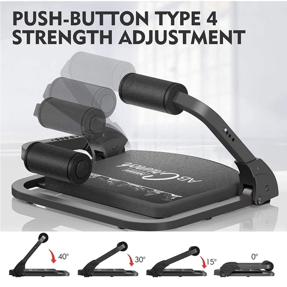 Ab Crunch Machine Exercise Home Gym Train Resistance Total Body Pilates reformer - Picture 6 of 10